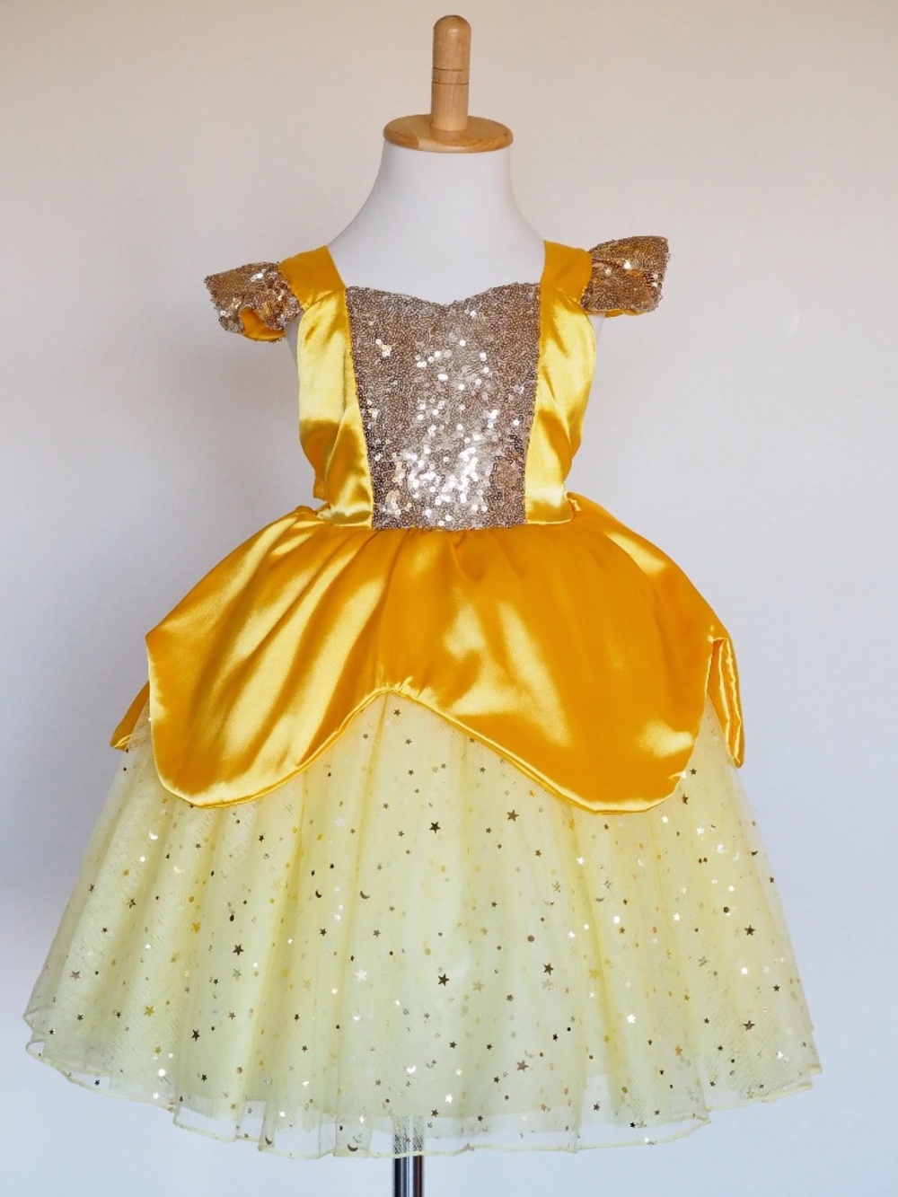 Girls Princess Belle Costume Beaty and the Beast
